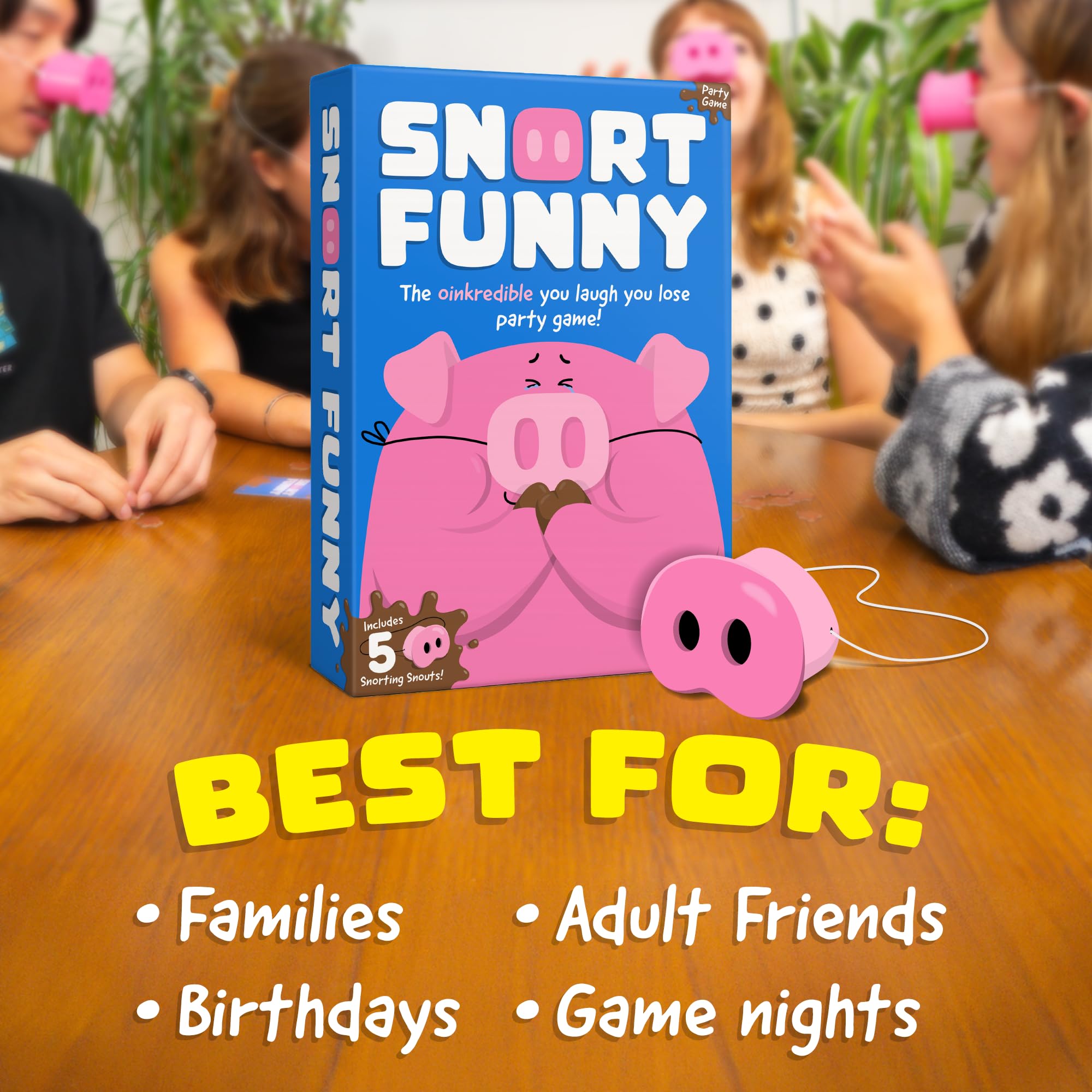 Lucky Egg snouts being squeezed to show squeak feature and playful sound