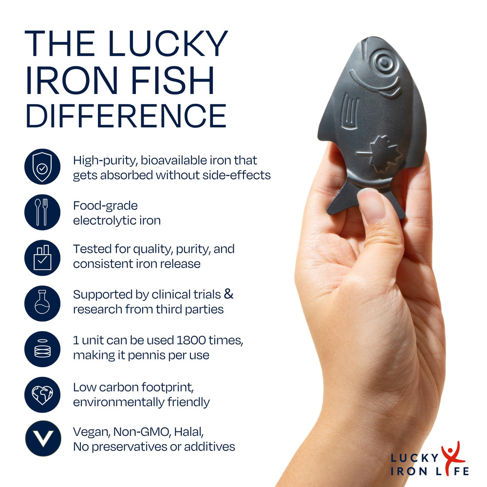 Lucky Iron Fish in rice pot illustrating simple cooking fortification benefit
