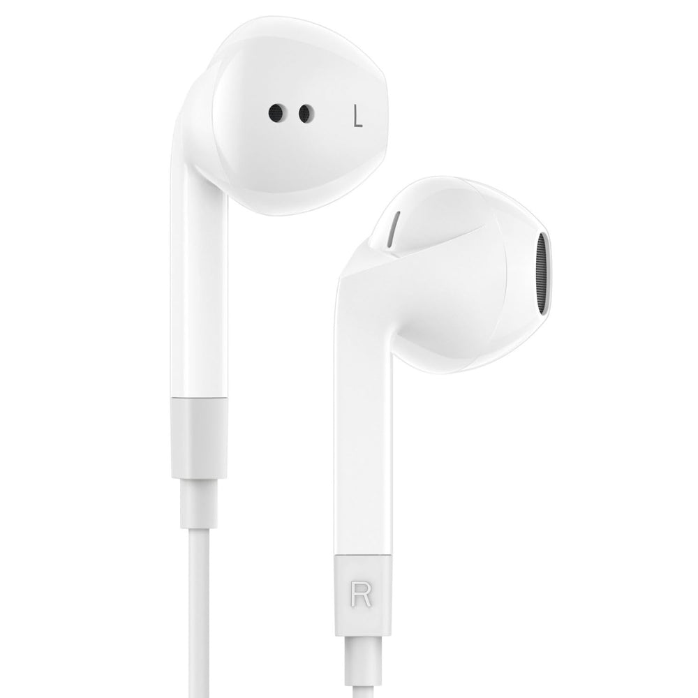 LUDOS FEROX earbuds in hand for scale demonstrating compact portability benefit