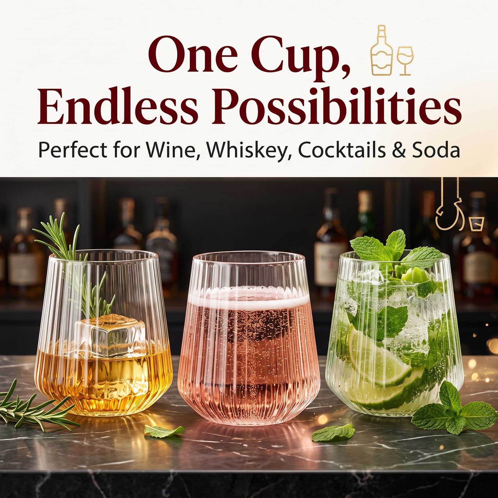 Lueumxc hand rinsing a glass highlighting easy hand-washable reuse