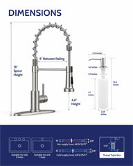 LUFEIDRA close-up of spout and handle highlighting easy control