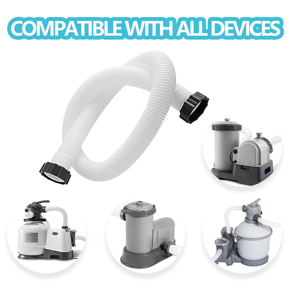 Lukdin two hoses side-by-side layout showing included pair and replacement convenience benefit