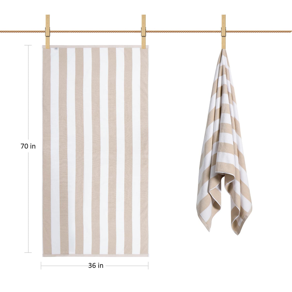 LULUHOME towel on sand lifestyle scene for easy beach use
