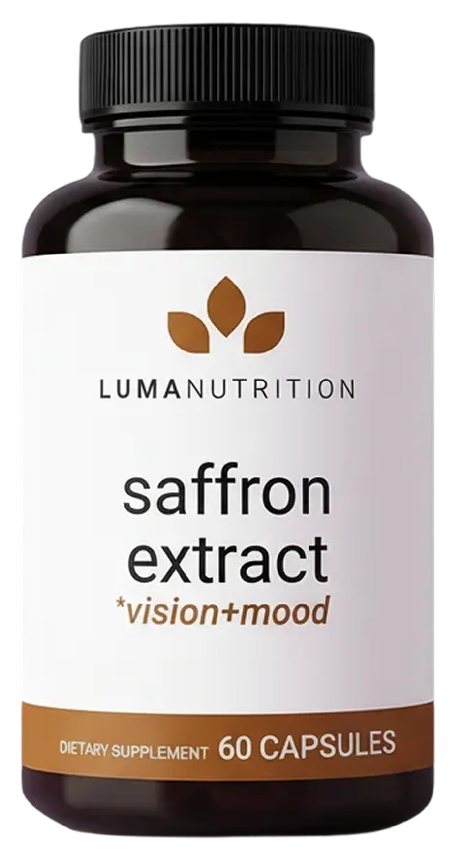 Luma Nutrition front packaging showing bottle and benefits