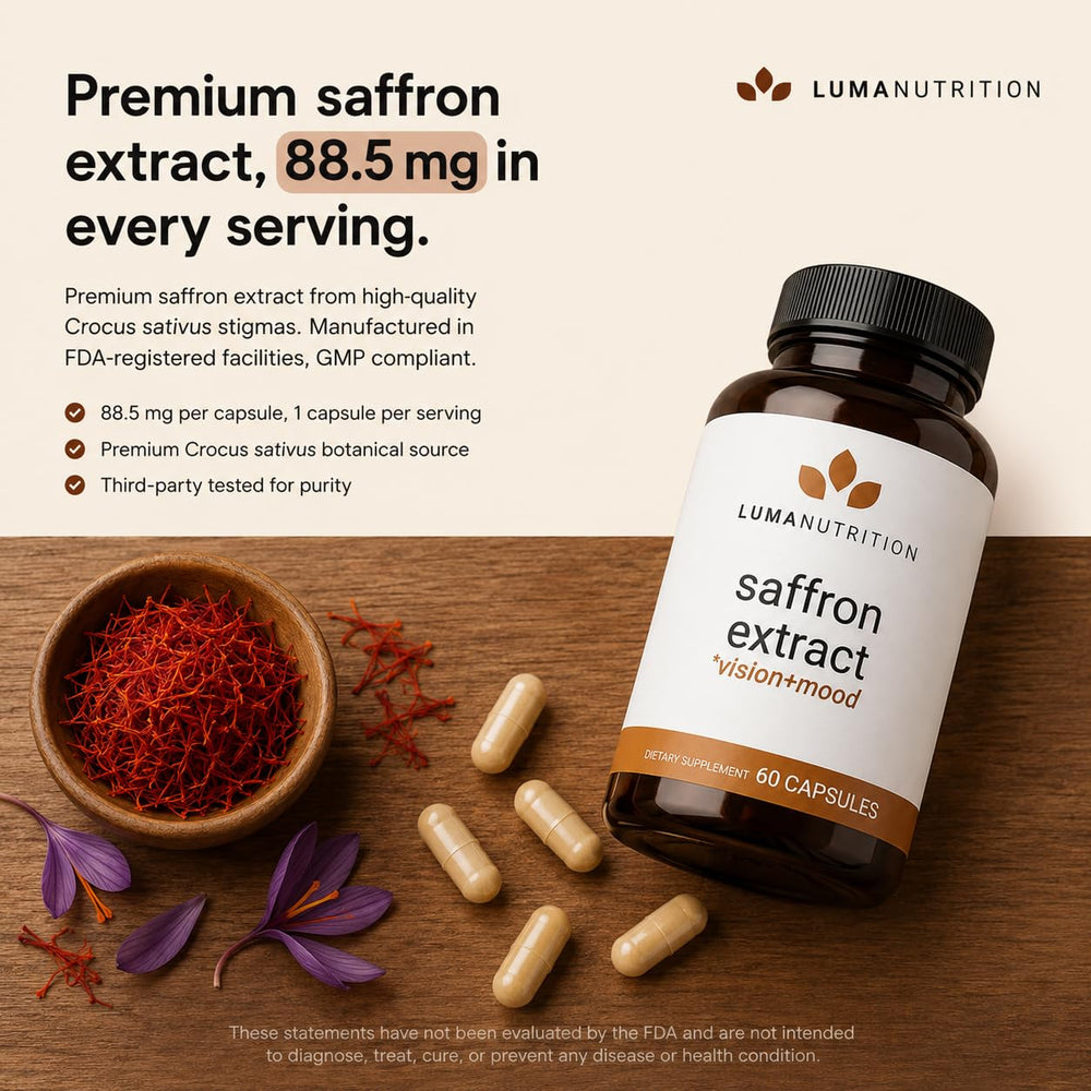 Luma Nutrition label detail emphasizing ingredient transparency