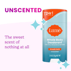 Person applying Lume underarm demonstrating targeted odor control benefit