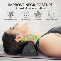 Lumia Wellness close-up of contoured curve showing support for natural cervical alignment