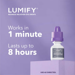LUMIFY bottle tip detail preventing contamination and ensuring safety