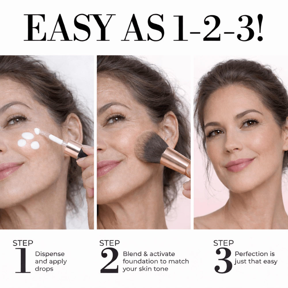 LUMINESS ingredients label highlighting hyaluronic acid and Vitamin E benefits