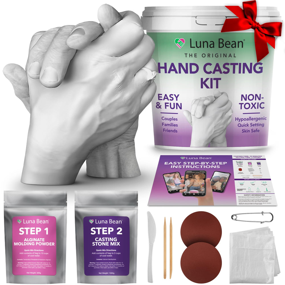 Luna Bean front packaging showing kit contents and branding for easy gifting