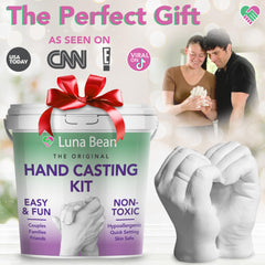 Luna Bean molding powder close-up displaying fine texture for high-detail molds