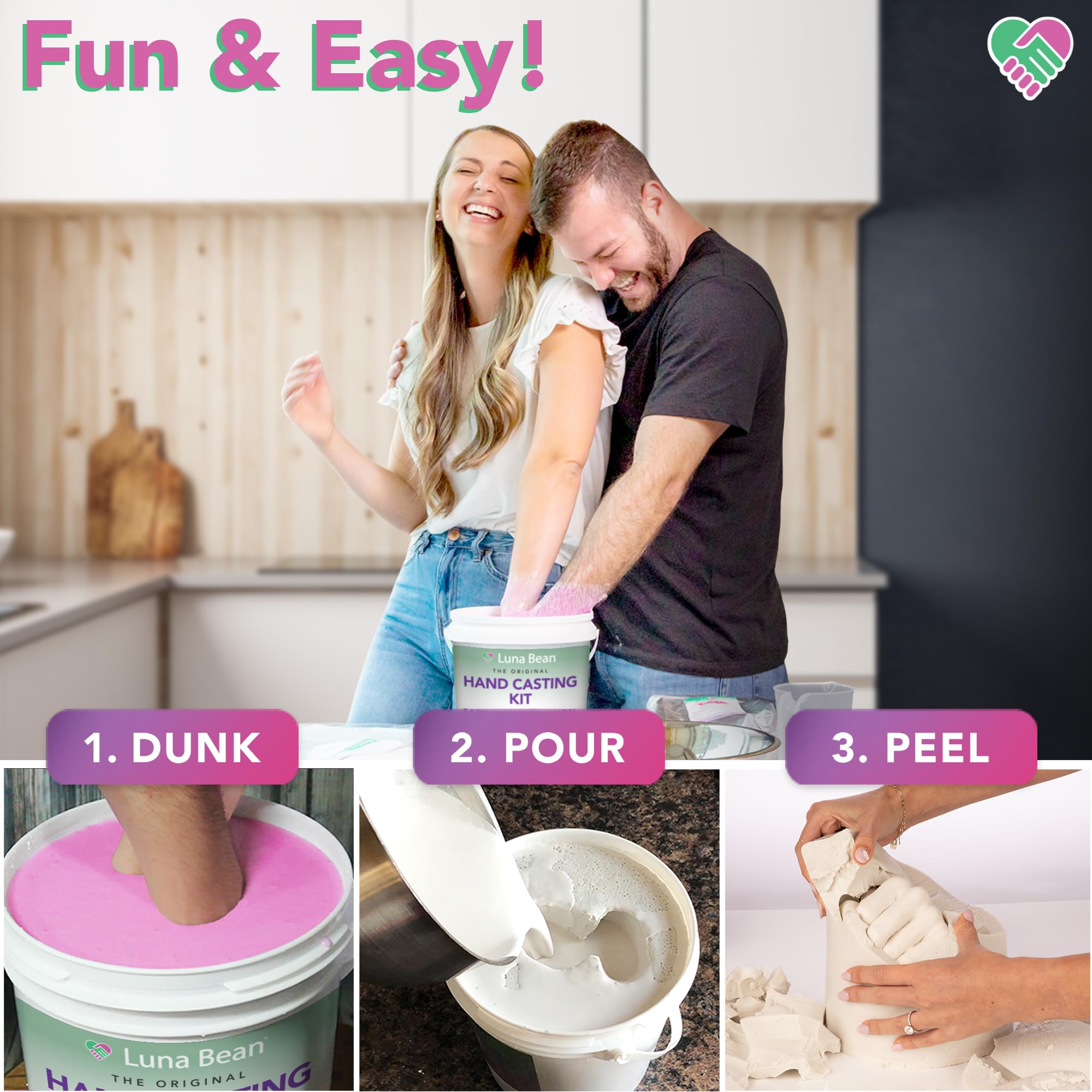 Luna Bean tools and container flatlay illustrating all-in-one kit convenience