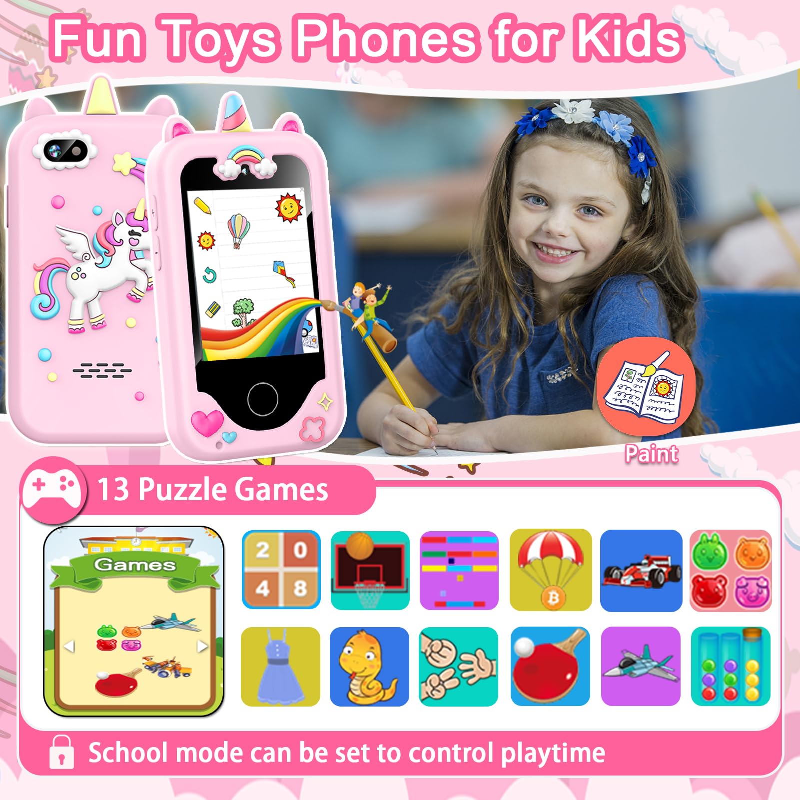 Luoba phone with silicone case and lanyard for durable, easy carrying