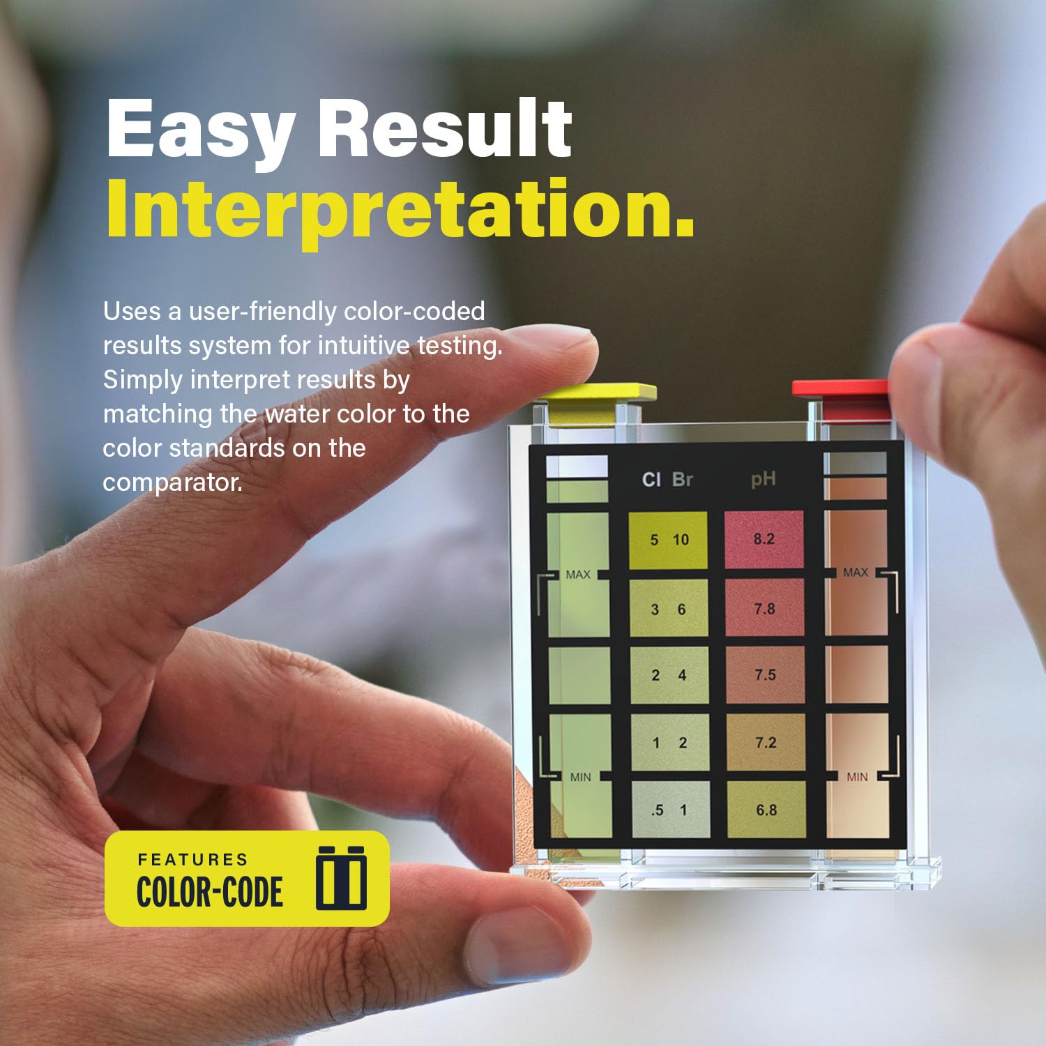 Lupo lifestyle poolside testing demonstrating fast at-home convenience