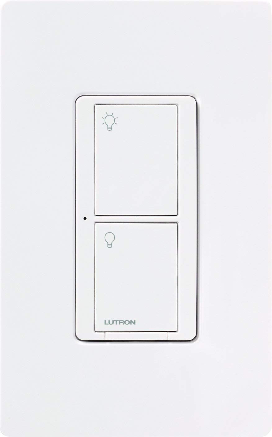 Lutron Caseta with Pico remote in use demonstrating wireless control and convenience