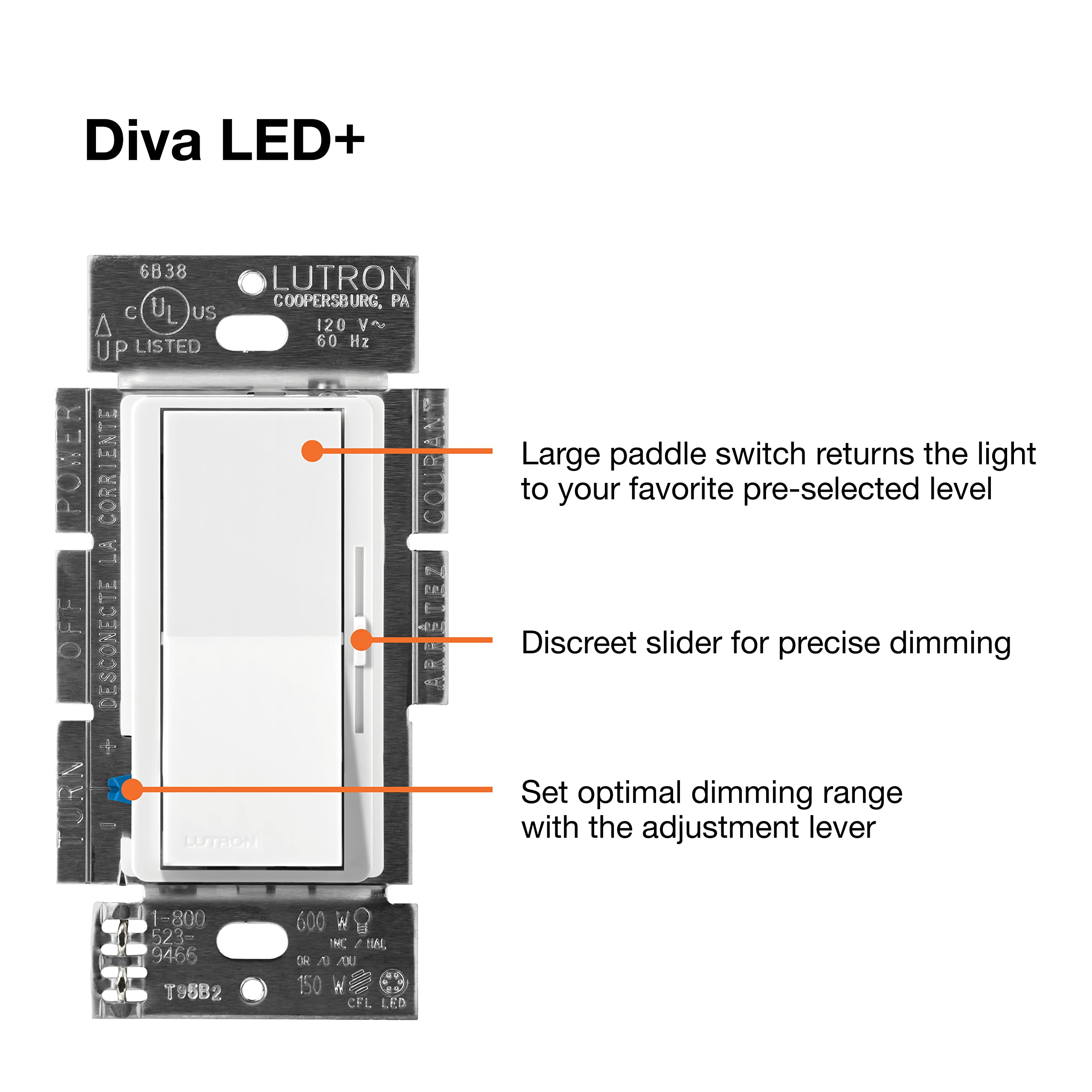 Lutron Diva installed in bedroom lighting soft mood control benefit