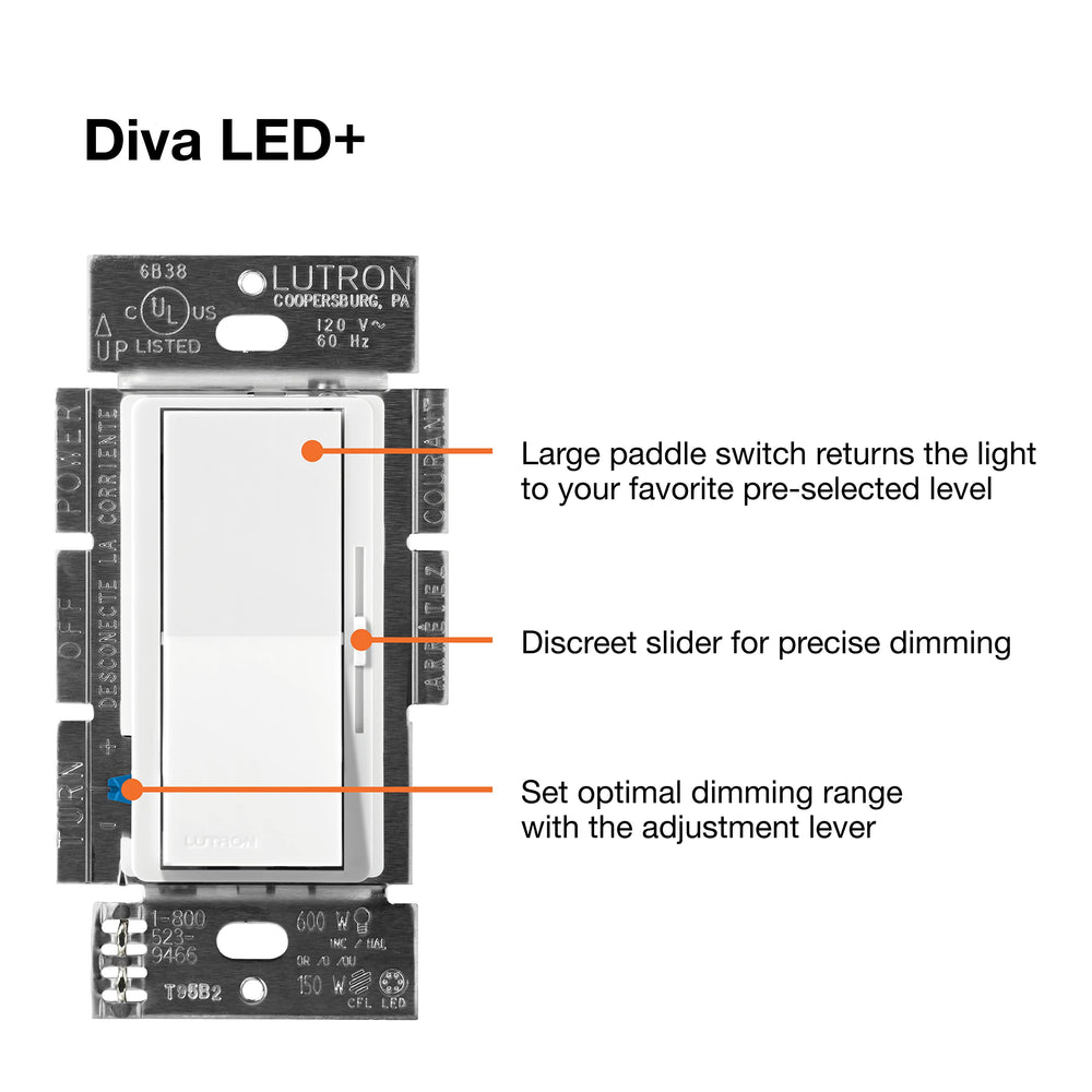 Lutron Diva installed in bedroom lighting soft mood control benefit