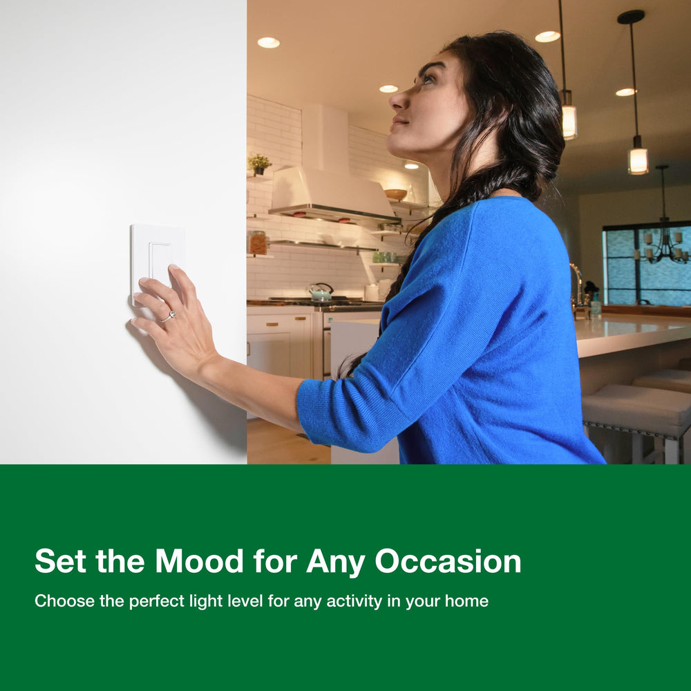 Lutron Diva side profile highlighting slim design and easy fit