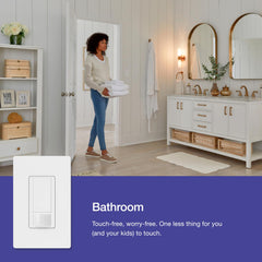 Lutron Maestro installed on a wall with wiring visible, simplifies fast homeowner installation