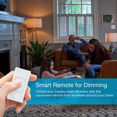 Lutron Pico side profile close-up highlighting slim design and usability