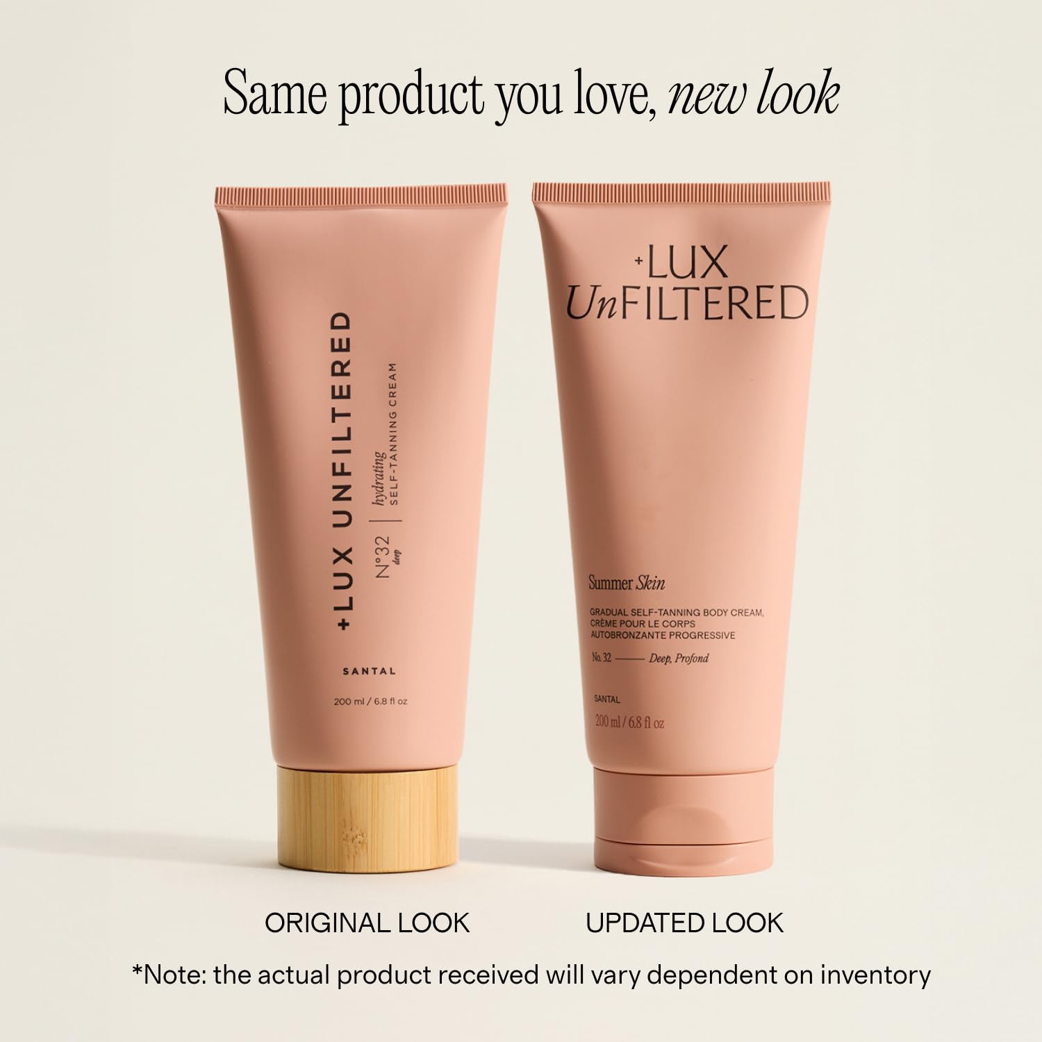 Lux Unfiltered Santal lotion texture close-up highlighting creamy hydration