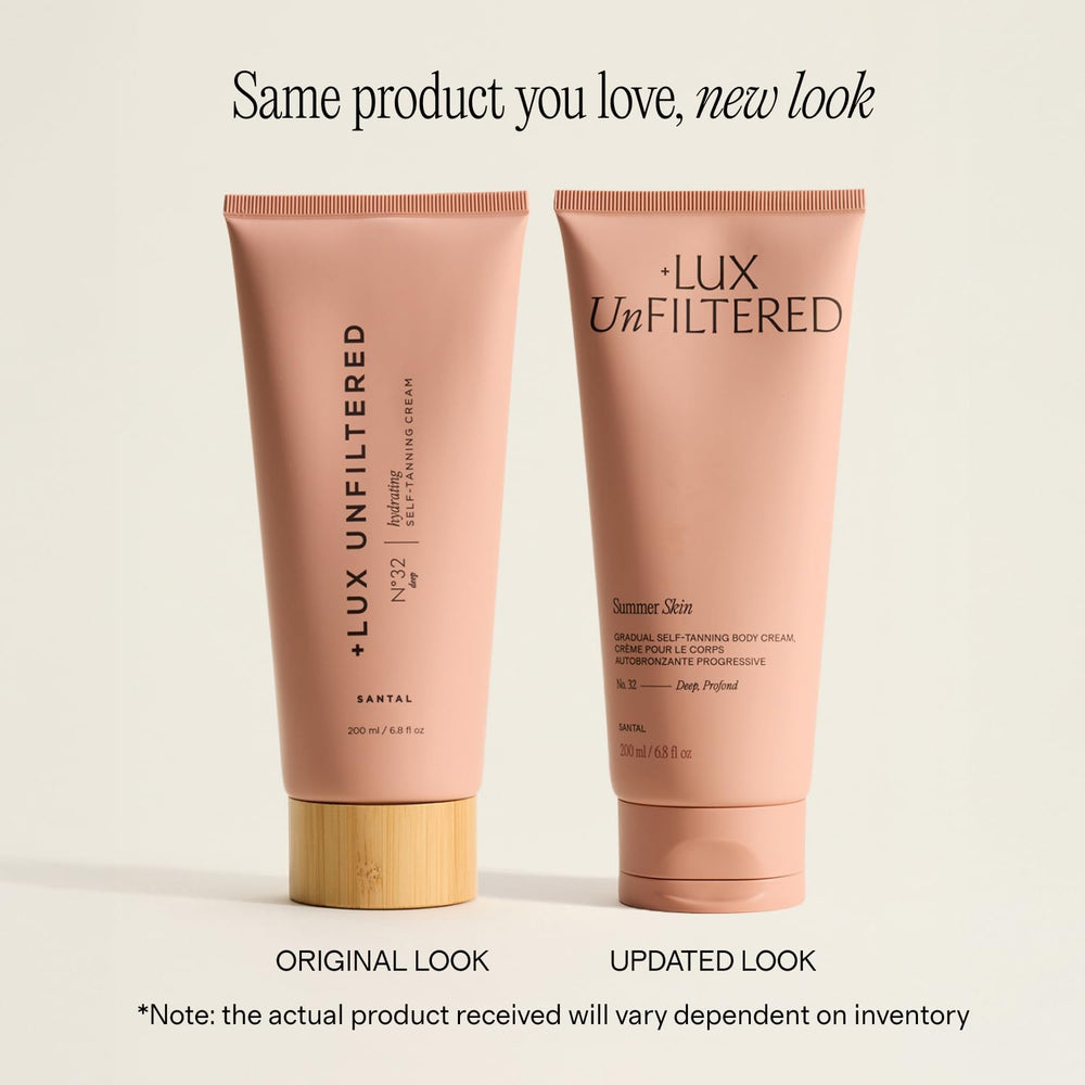 Lux Unfiltered Santal lotion texture close-up highlighting creamy hydration