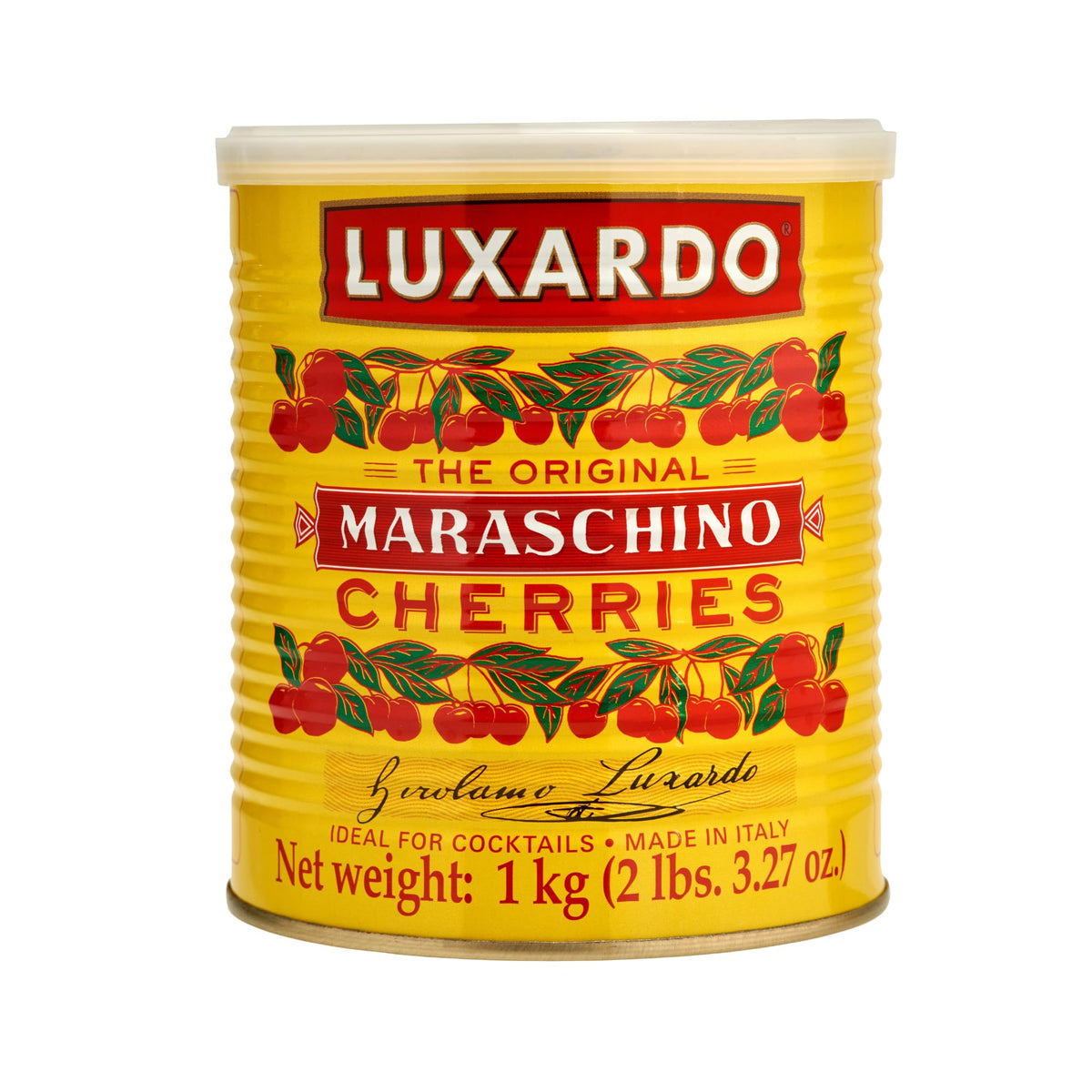 luxardo front of can showing brand and packaging for easy identification and storage