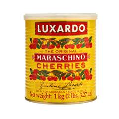luxardo front of can showing brand and packaging for easy identification and storage