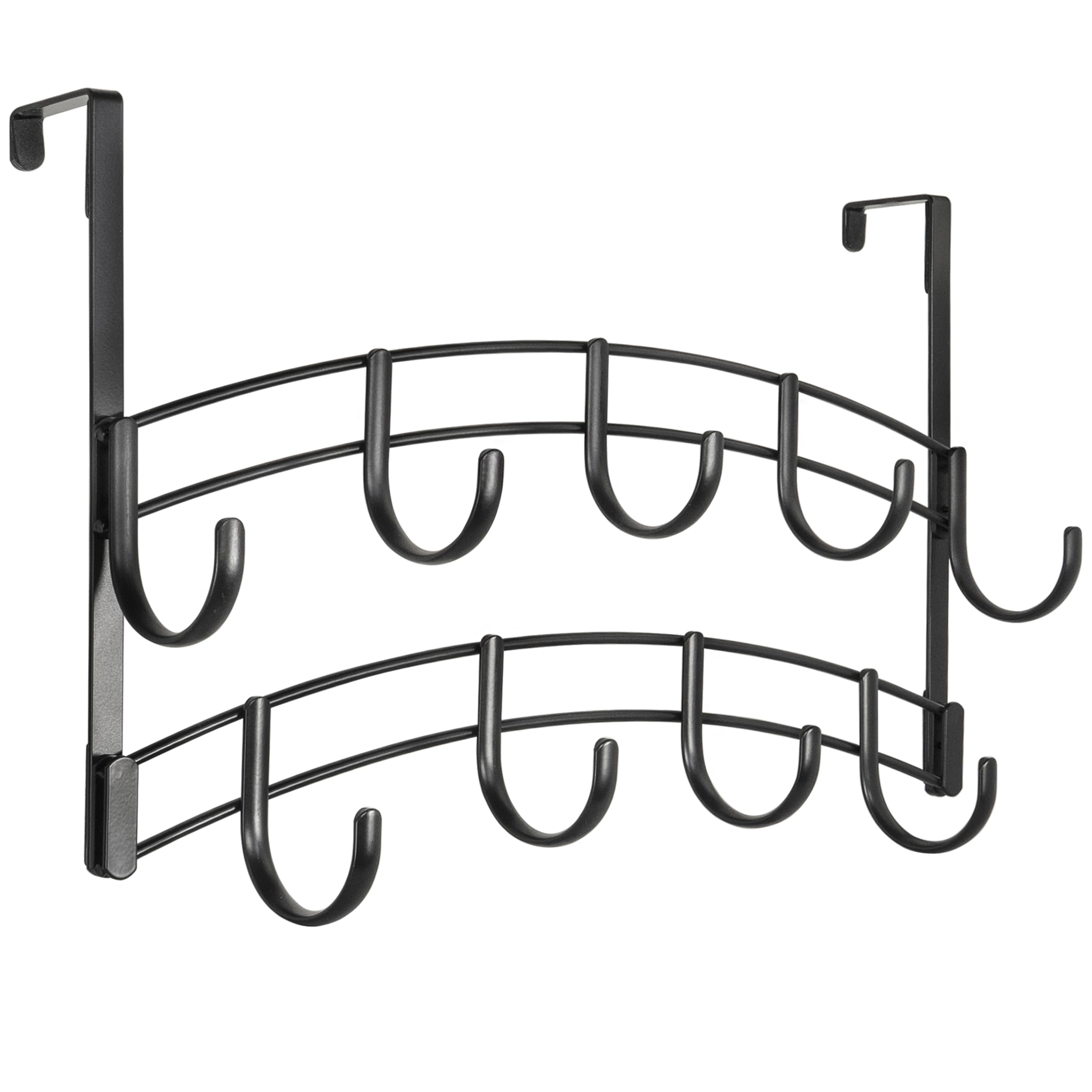 LYNK side profile installed on a closed door illustrating easy, tool-free mounting