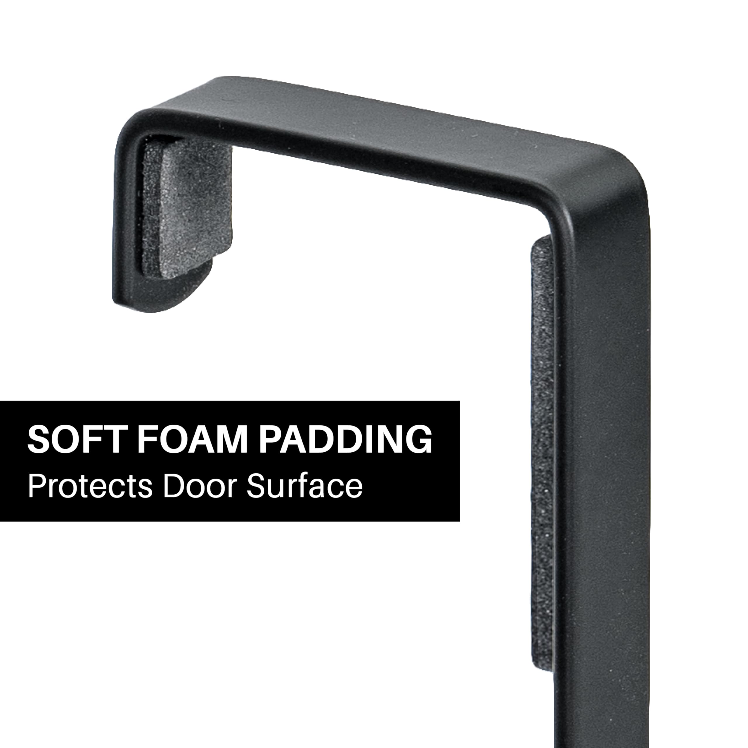 LYNK foam padding detail protecting door finish while preventing scratches