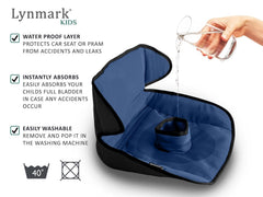 Lynmark buckle hole detail offering secure harness access