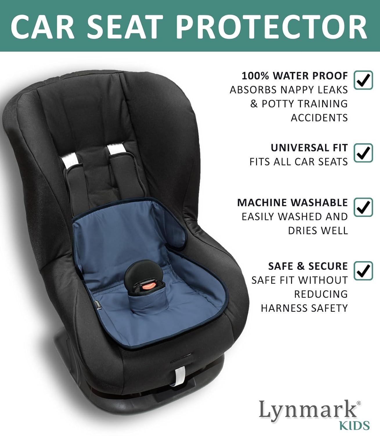 Lynmark close-up of waterproof texture protecting seat