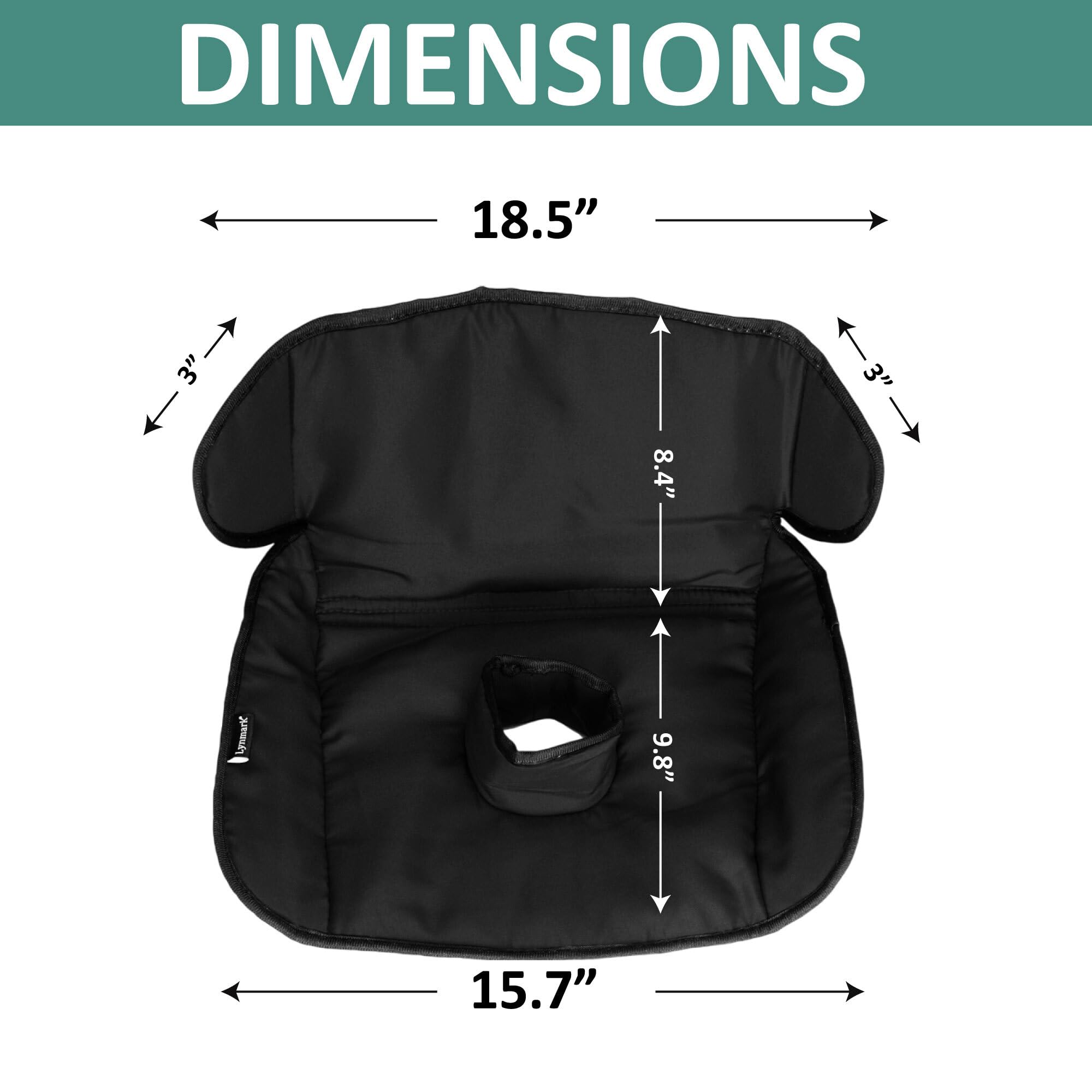 Lynmark folded compact for diaper bag showing easy portability benefit
