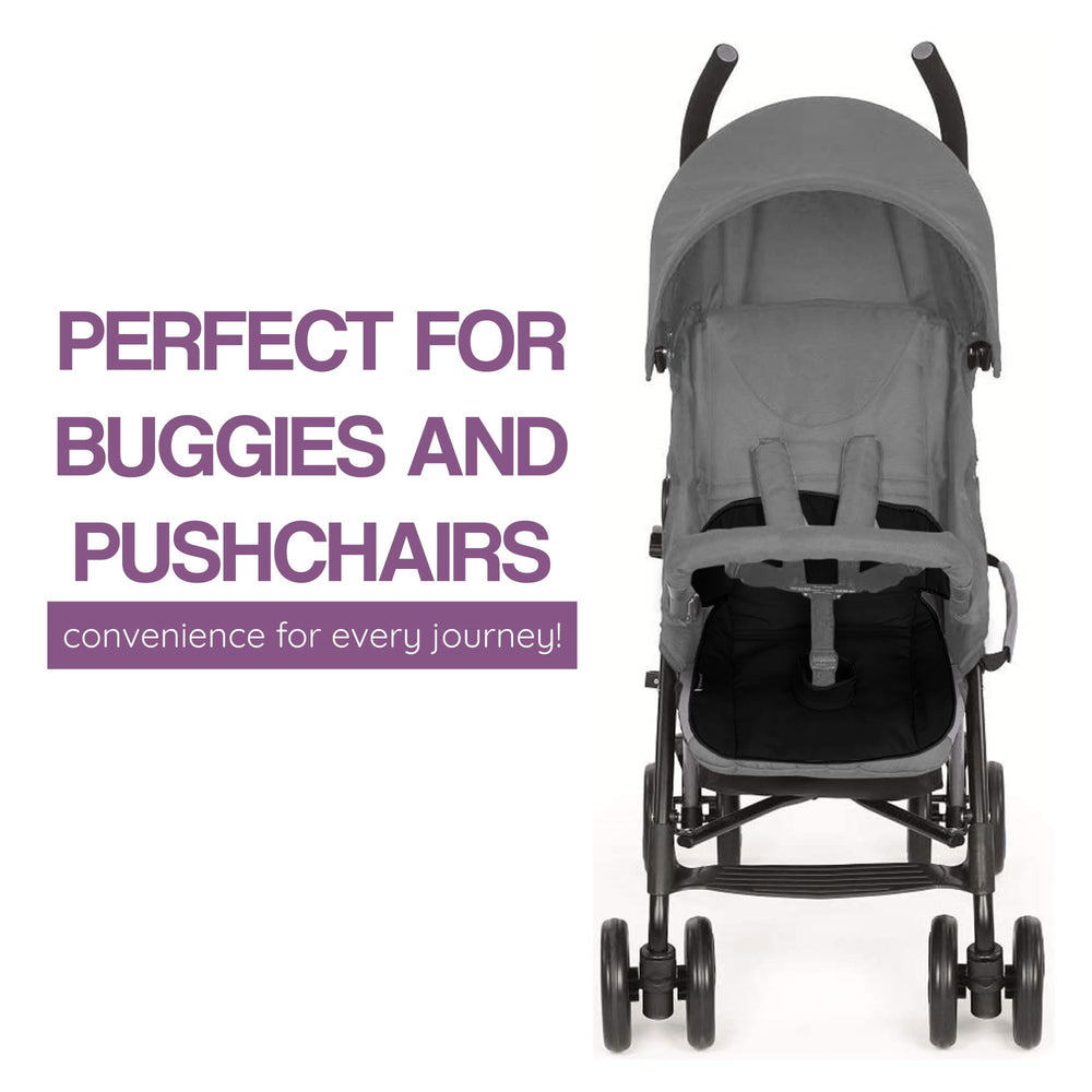 Lynmark in use with toddler in car seat offering clean rides benefit