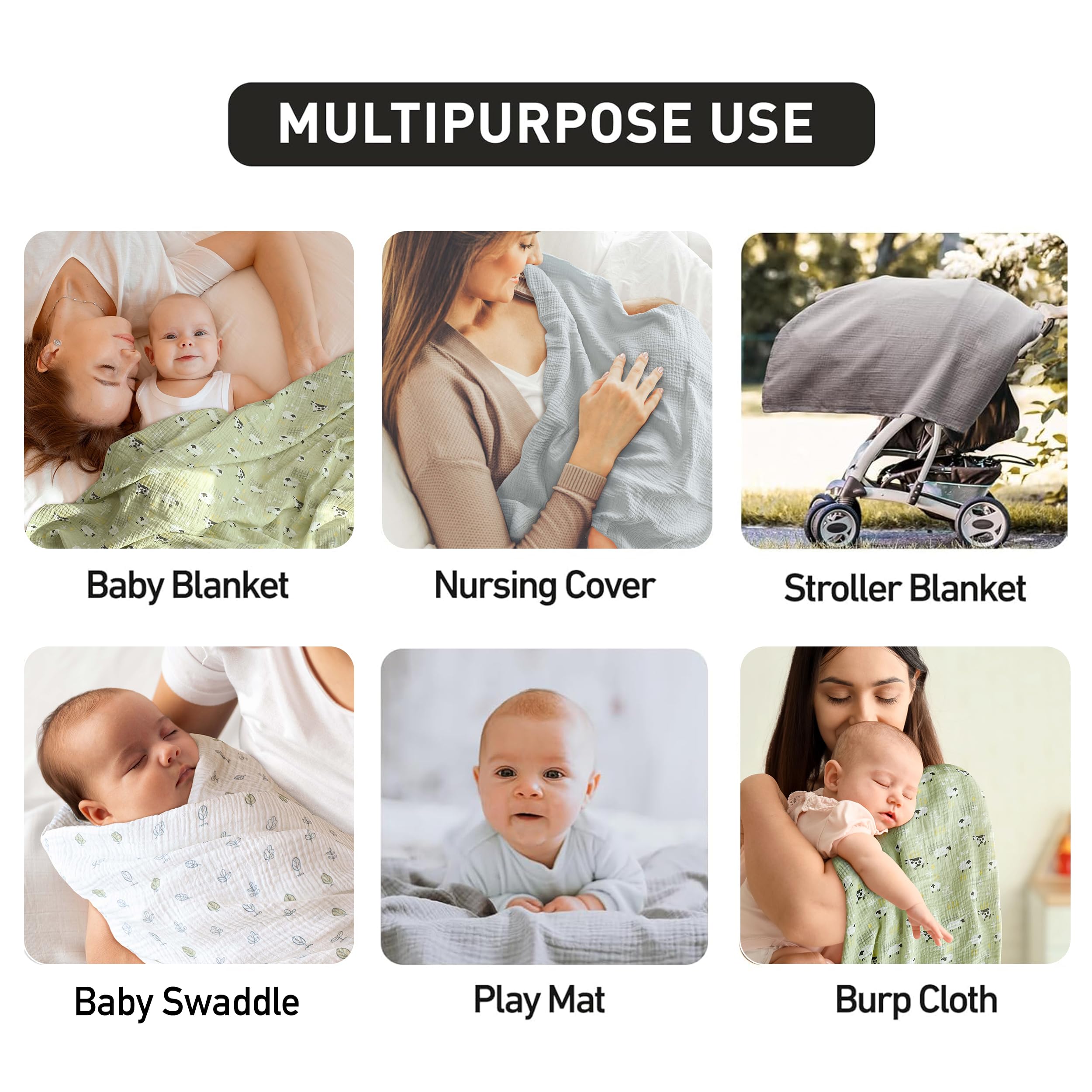 LYRICHOM BABY used as nursing cover providing privacy and lightweight airflow benefit