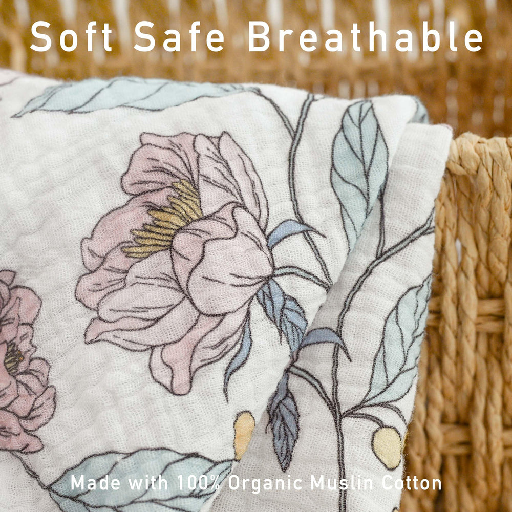 LYRICHOM BABY blanket used as a nursing cover providing privacy and comfort