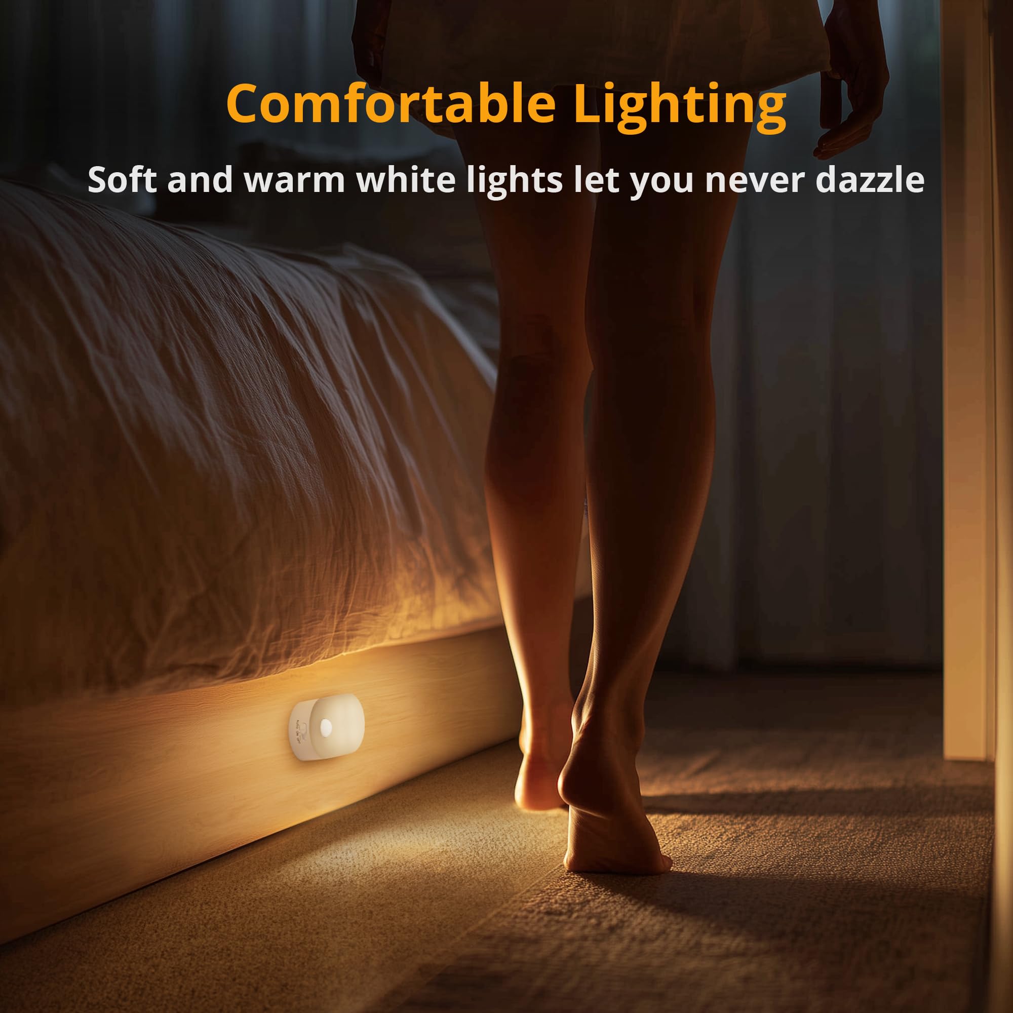 Lyridz motion sensor activating in bathroom for convenient nighttime access benefit