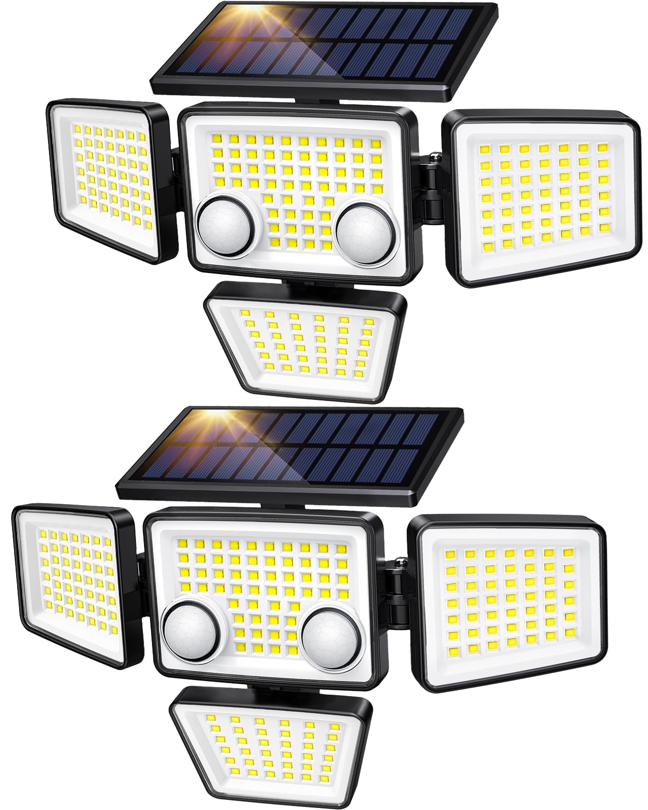 LYWALT front view showing four adjustable heads and broad illumination benefit