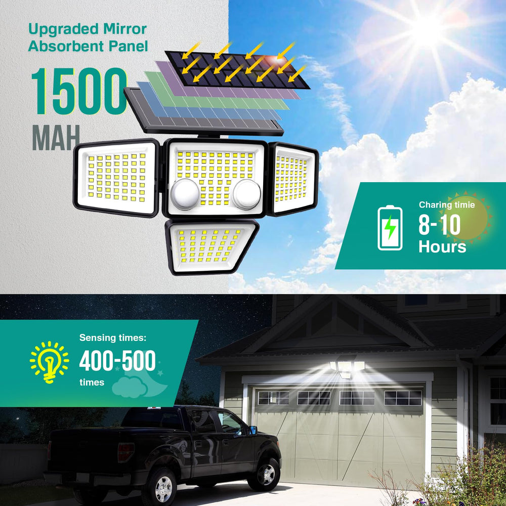 LYWALT closeup of large tempered glass solar panel for faster charging benefit