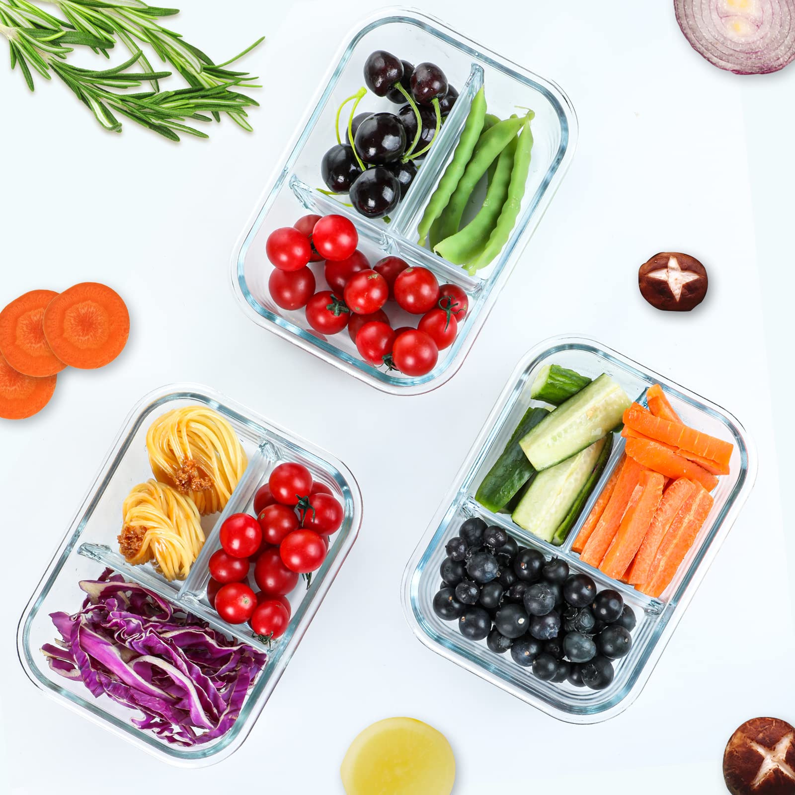 M MCIRCO container placed in lunch bag with fork, highlights travel-ready leak resistance