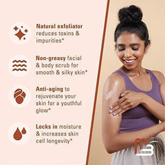 M3 Naturals used in a foot spa, exfoliating heels for softer feet