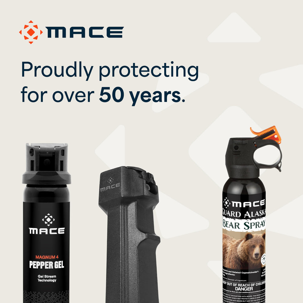 mace Guard Alaska stored in backpack for convenient trail readiness benefit