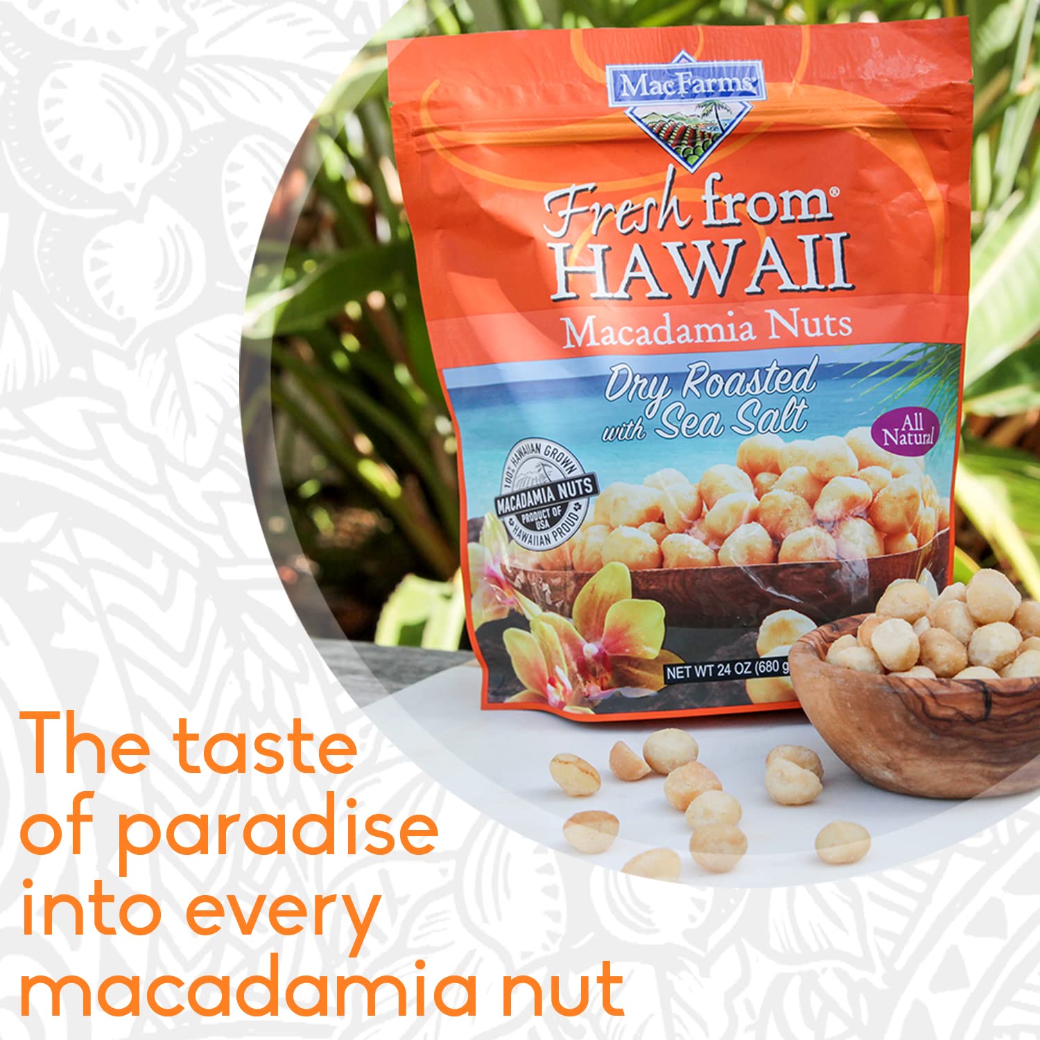 MacFarms chopped macadamias on baked goods adding buttery crunch