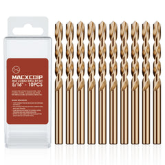 MACXCOIP front packaging showing 10pcs 5/16" set and organized storage benefit