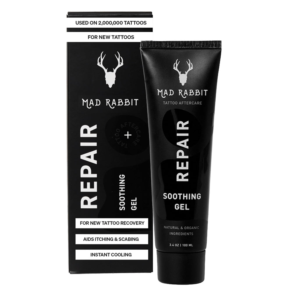 Mad Rabbit front packaging showing bottle and clear branding for quick identification and trust