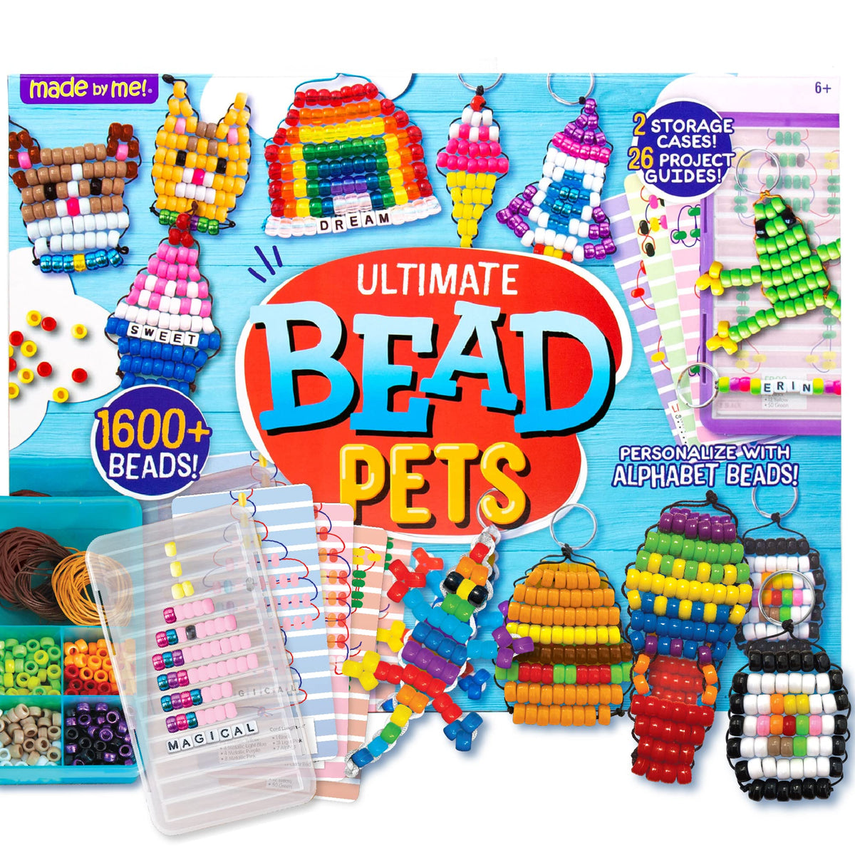 Made By Me front packaging showing kit contents and colorful bead preview