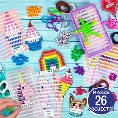 Made By Me open cases with beading trays organized for easy crafting