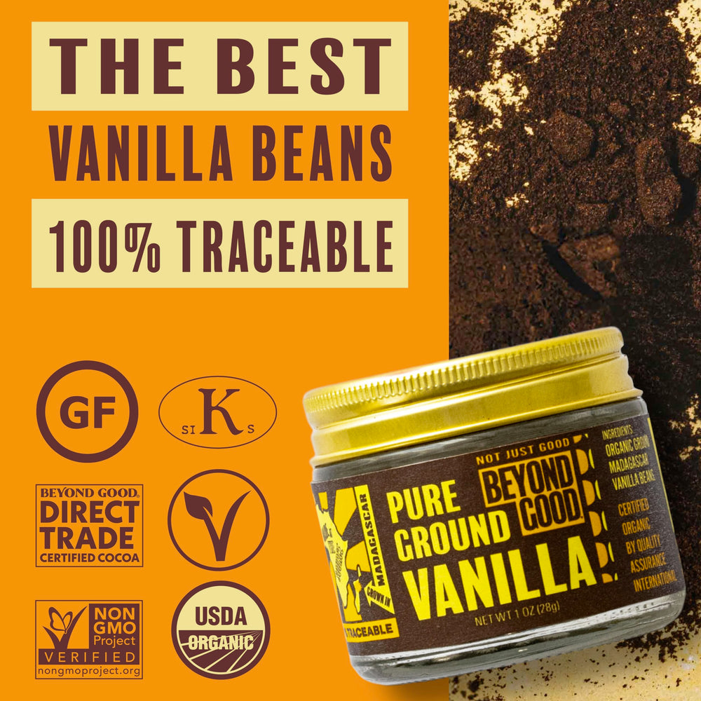 MADÉCASSE label and single-ingredient list highlighting organic origin