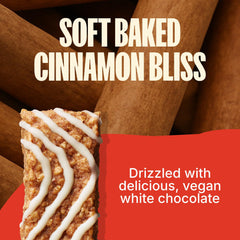 MadeGood unwrapped bar close-up showing soft-baked finish and icing