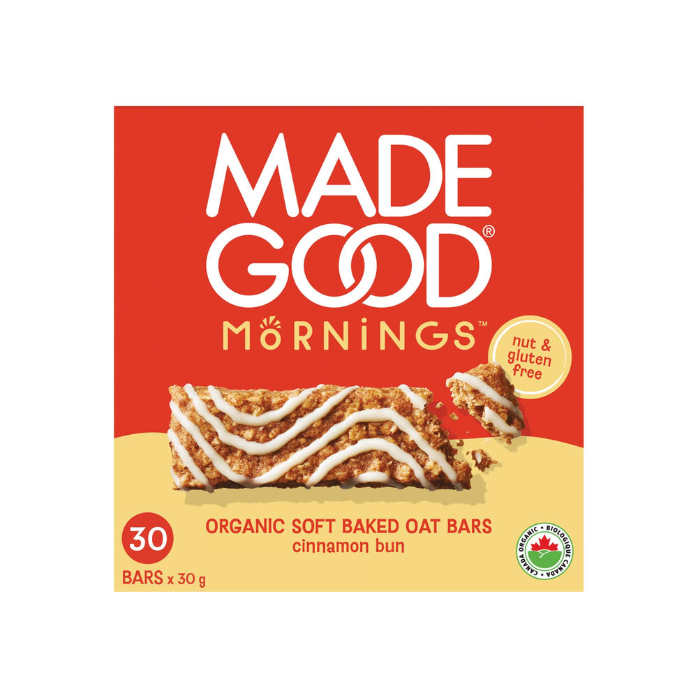 MadeGood front packaging showing 30-pack for easy stocking